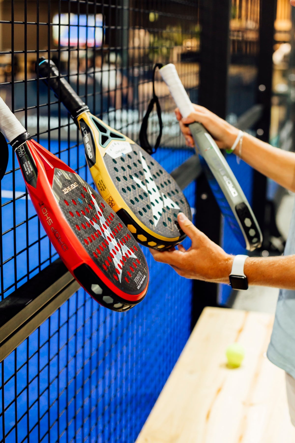 drop shot padel tennis rackets