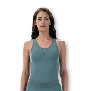 drop shot activewear brisa top green