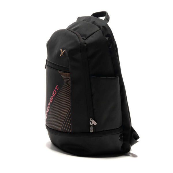 drop shot padel tennis backpack airam jmd black