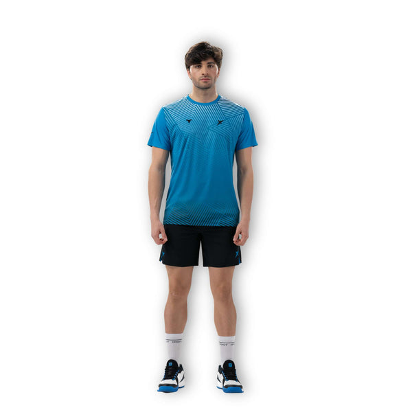 drop shot padel tennis activewear shorts abian campa black